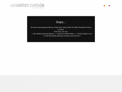 asadorescarbon.com snapshot