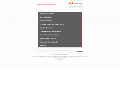 thepestcontrolguide.com snapshot
