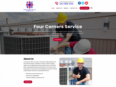 fourcornersservice.com snapshot