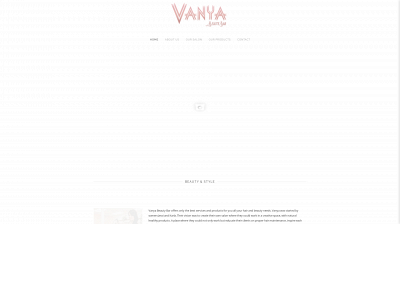 vanyabeauty.com snapshot