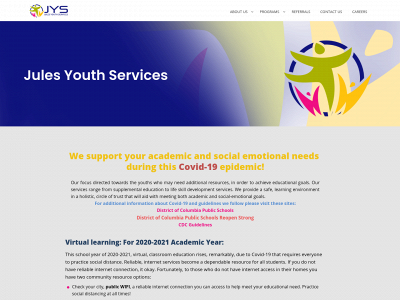 julesyouthservices.org snapshot