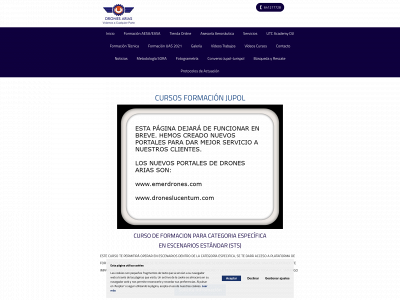 dronesarias.es snapshot