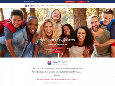 careclub24.com snapshot