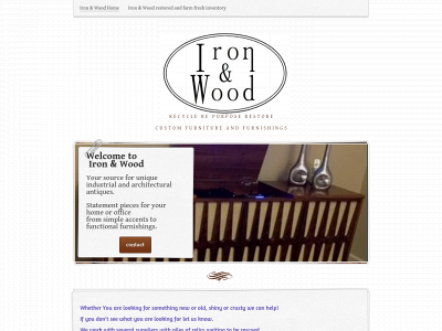 ironandwoodstl.com snapshot