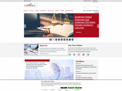 andersen.com snapshot