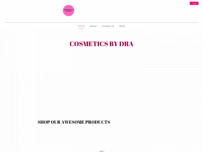 cosmeticsbydra.com snapshot