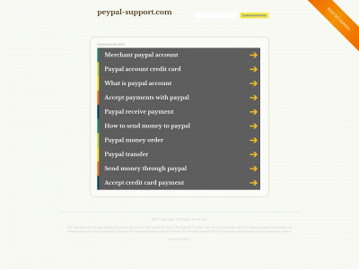 peypal-support.com snapshot