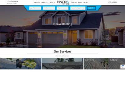 innovaroofs.com snapshot