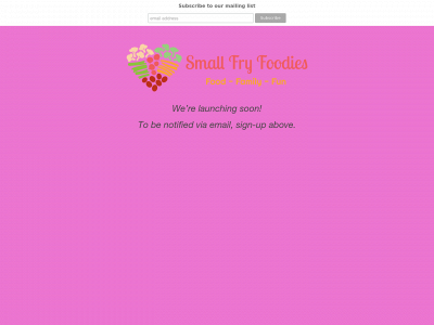 smallfryfoodies.com snapshot