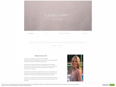 lindamelin.se snapshot