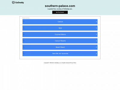 southern-palace.com snapshot