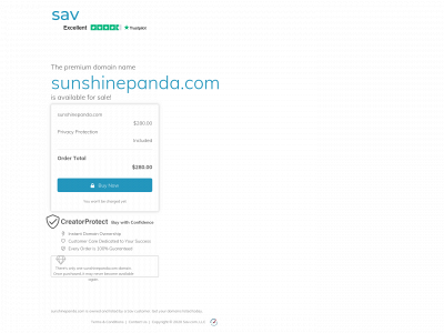 sunshinepanda.com snapshot