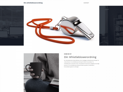 dinwhistleblowerordning.dk snapshot