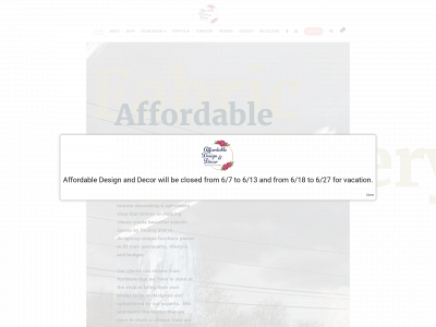 affordabledesignanddecor.com snapshot