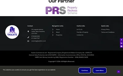 yaslets.co.uk snapshot