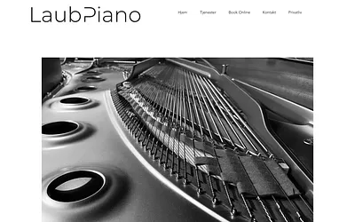laubpiano.dk snapshot