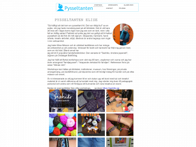 pysseltanten.se snapshot