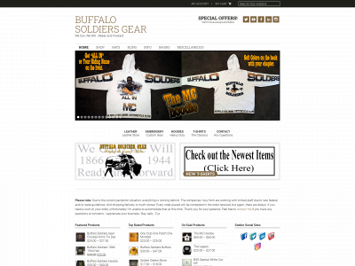 buffalosoldiersgear.com snapshot