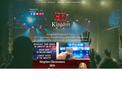 www.kingdompurposetv.com snapshot