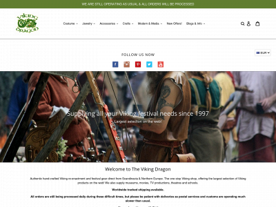 thevikingdragon.com snapshot