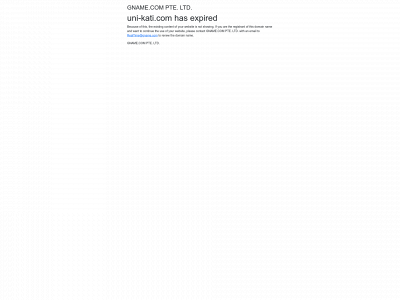 uni-kati.com snapshot