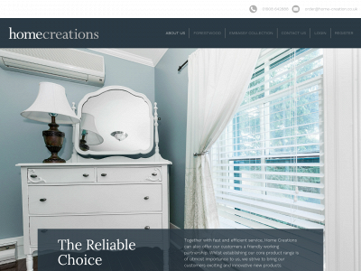 homecreationsblinds.co.uk snapshot