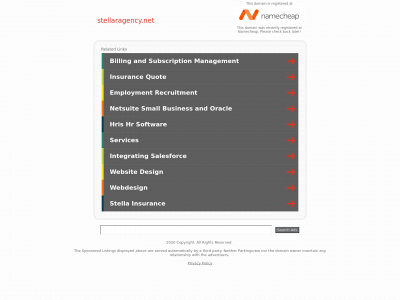 stellaragency.net snapshot