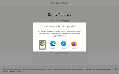 knowbalance.org snapshot