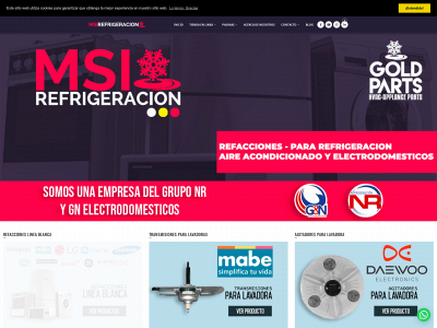 msirefrigeracionyaireacondicionado.com snapshot