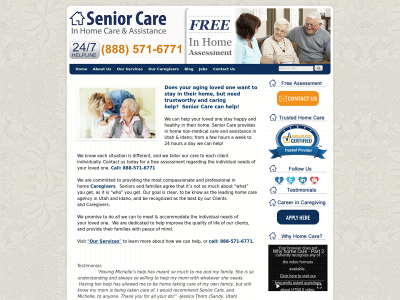 trustseniorcare.com snapshot