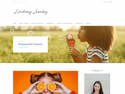 lindsaysealey.com snapshot
