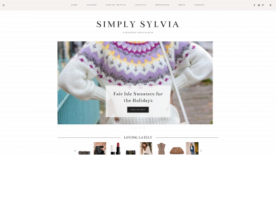 simplysylvia.com snapshot