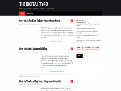 thedigitaltyro.com snapshot