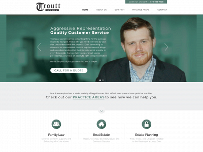 trouttlawfirm.com snapshot
