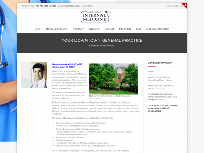 vijaypatelmd.com snapshot