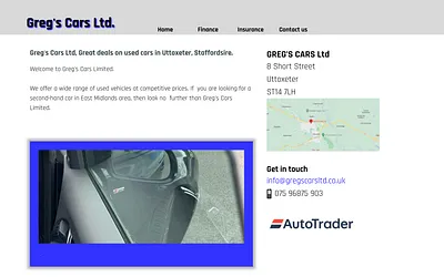 gregscarsltd.co.uk snapshot