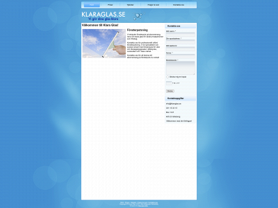 klaraglas.se snapshot