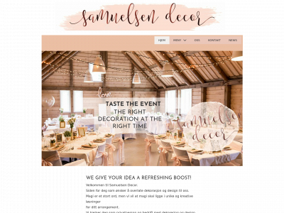 samuelsendecor.no snapshot