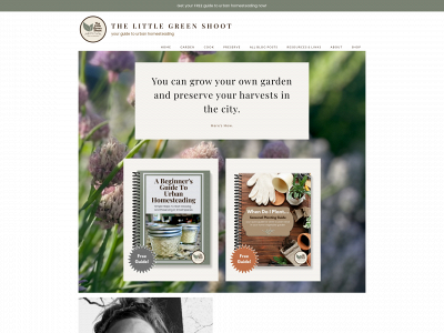 thelittlegreenshoot.com snapshot