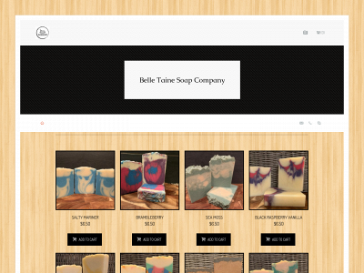 belletainesoapcompany.com snapshot