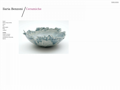 ilariabenzoni.com snapshot