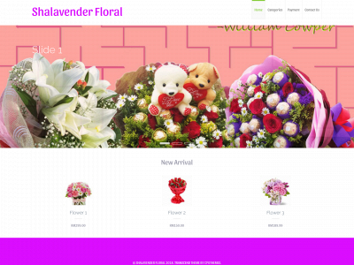 shalavenderfloral.com snapshot