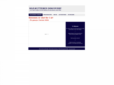 sejlkutteren-discovery.dk snapshot