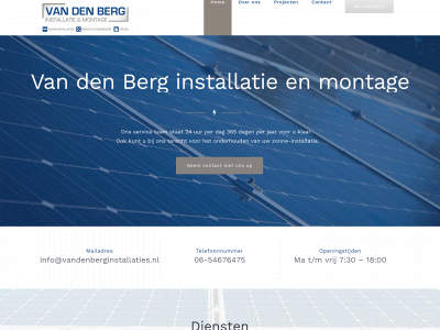 vandenberginstallaties.nl snapshot