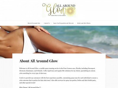 allaroundglow.com snapshot