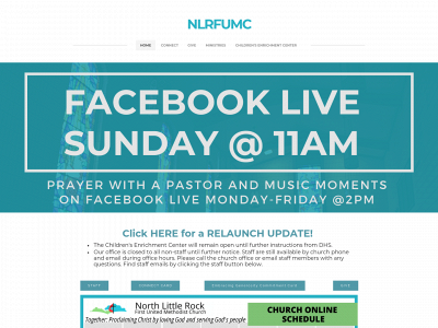 www.nlrfumc.org snapshot