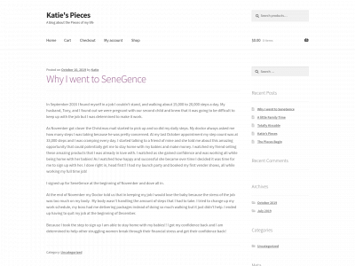 katiespieces.com snapshot