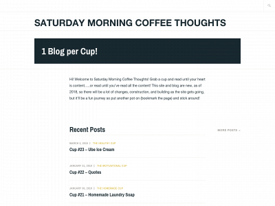 saturdaymorningcoffeethoughts.com snapshot