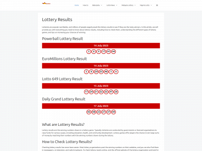 lottozall.com snapshot
