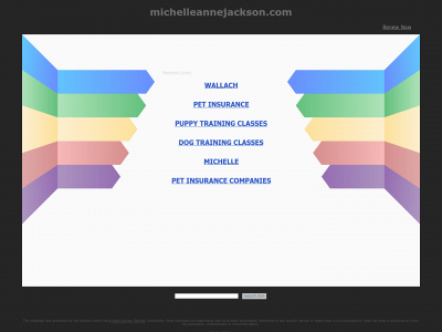 michelleannejackson.com snapshot